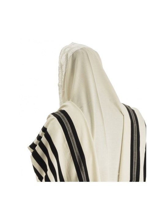 טליתניה מלכות צמר מונע החלקה תפילת טלית ... | טליתים מסורתיים